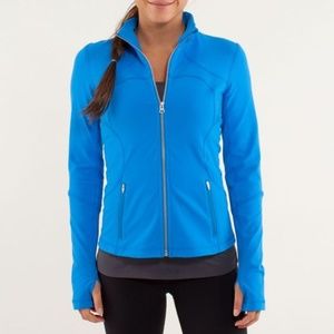 Lululemon Sz 10 Blue Forme jacket full zip